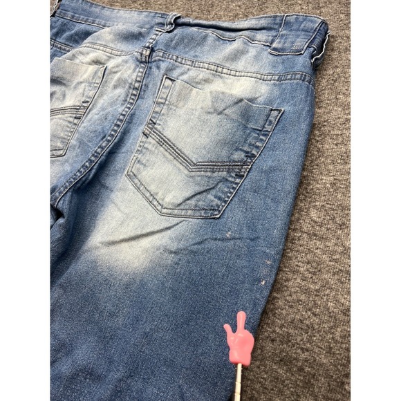 Colours Alexander Julian Jeans Mens 36x30 Blue Straight Leg Stretch Denim - Picture 14 of 16